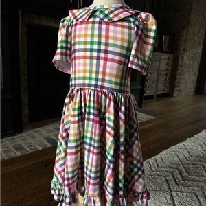 Colorful Plaid Dress Little Stocking Co